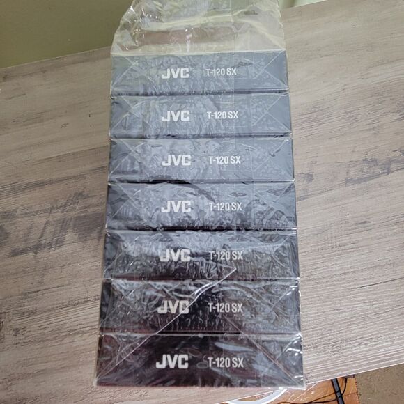 JVC 120 SX 6 hours High Performance Blank New VHS Tapes Set Of 7 - Picture 4 of 6